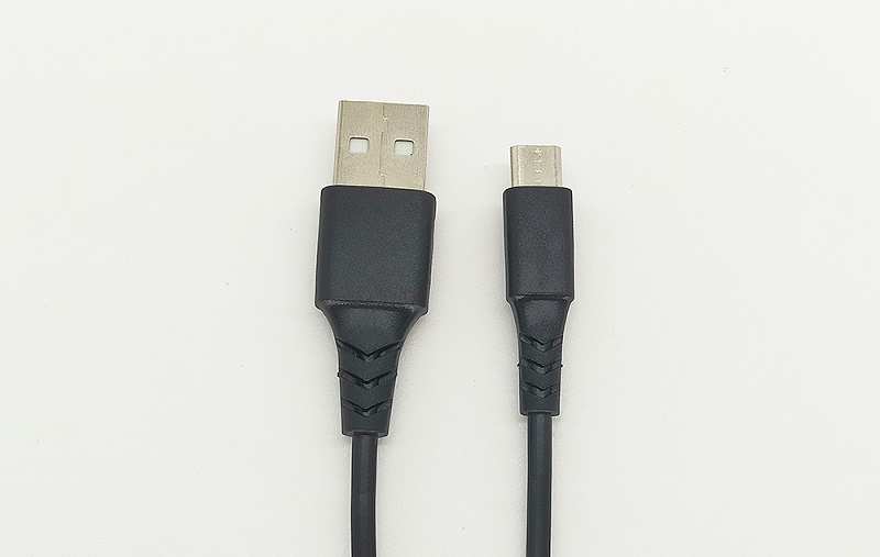 黑色PVC Micro USB数据线，安卓数据线定制厂家